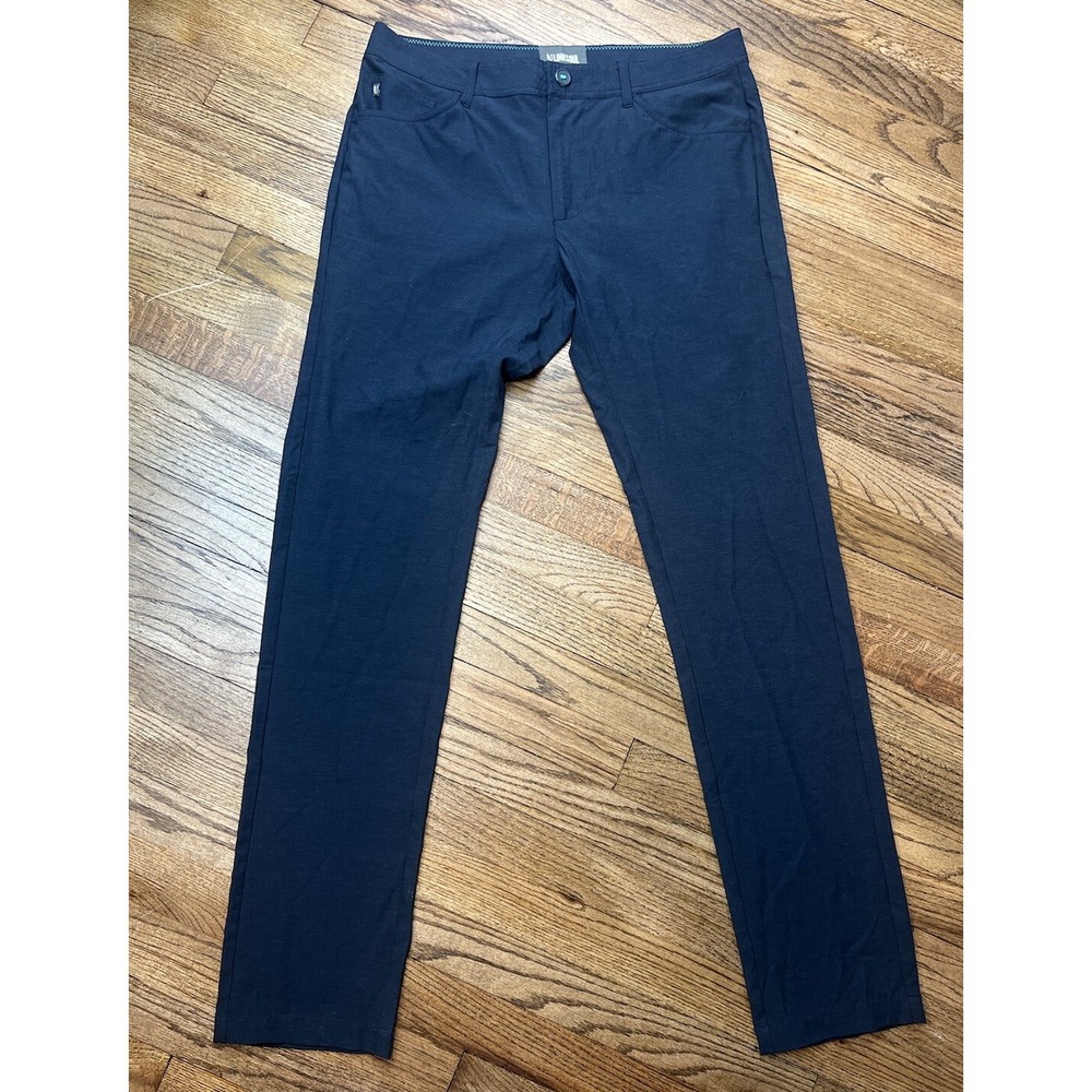 Linksoul Chino Golf Pants Gray Boardwalker Lightweight Breathable Men's Sz 33x34
